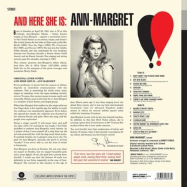 Audio And Here She Is Ann-Margret