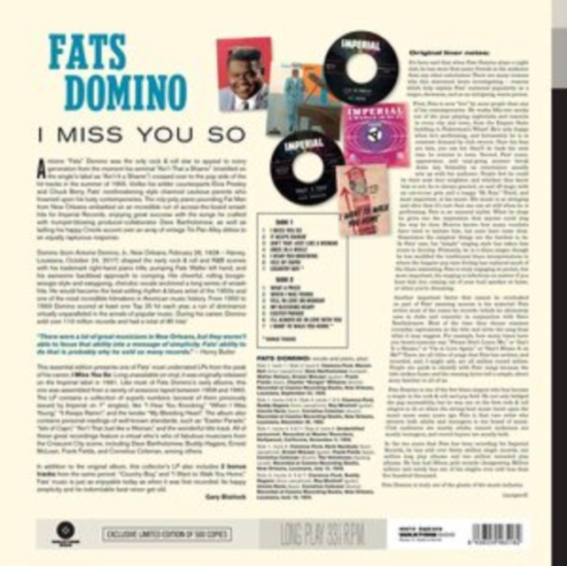 Audio I Miss You So Fats Domino