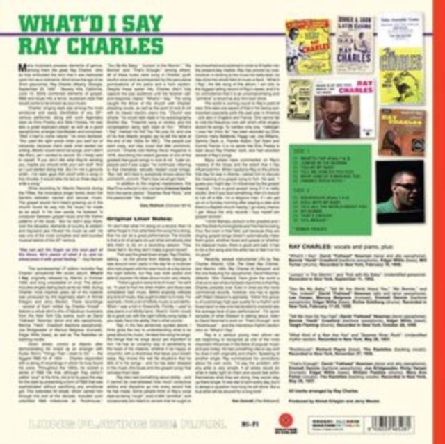 Audio What I'd Say Ray Charles