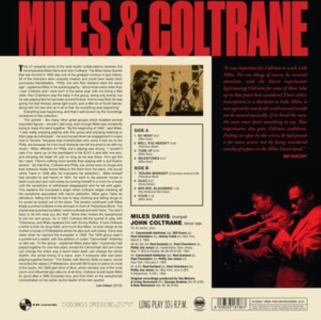 Audio Miles & Coltrane Miles Davis & John Coltrane