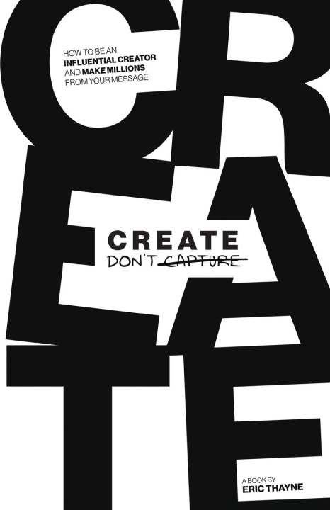 Kniha Create Don't Capture 