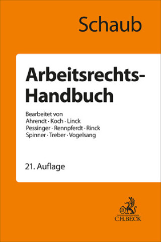 Kniha Arbeitsrechts-Handbuch Martina Ahrendt
