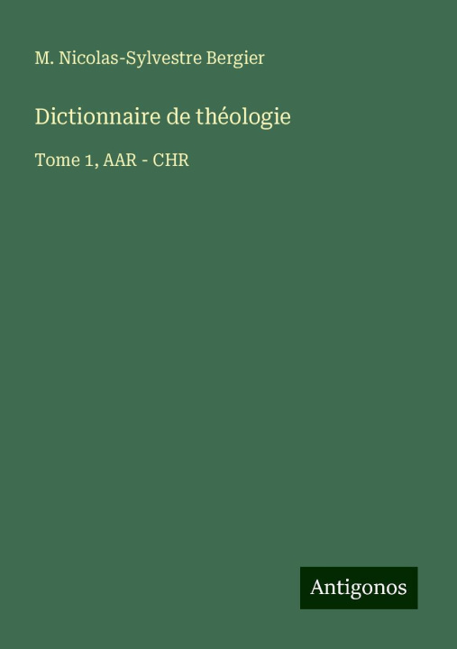 Book Dictionnaire de théologie 
