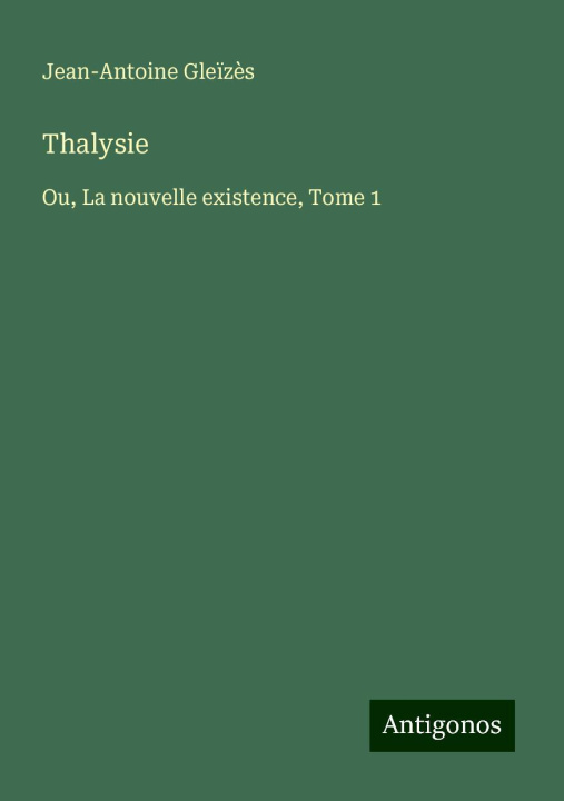 Kniha Thalysie 