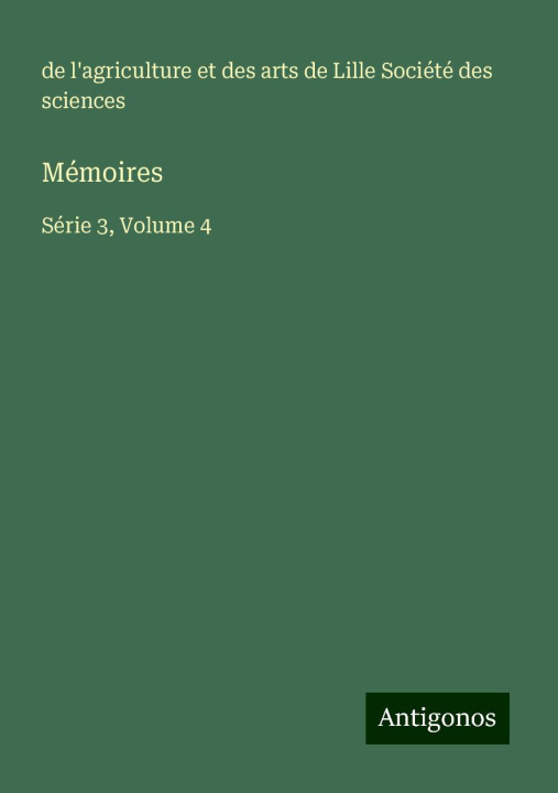 Kniha Mémoires 
