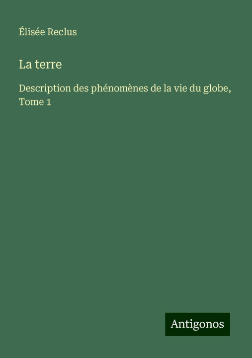 Kniha La terre 