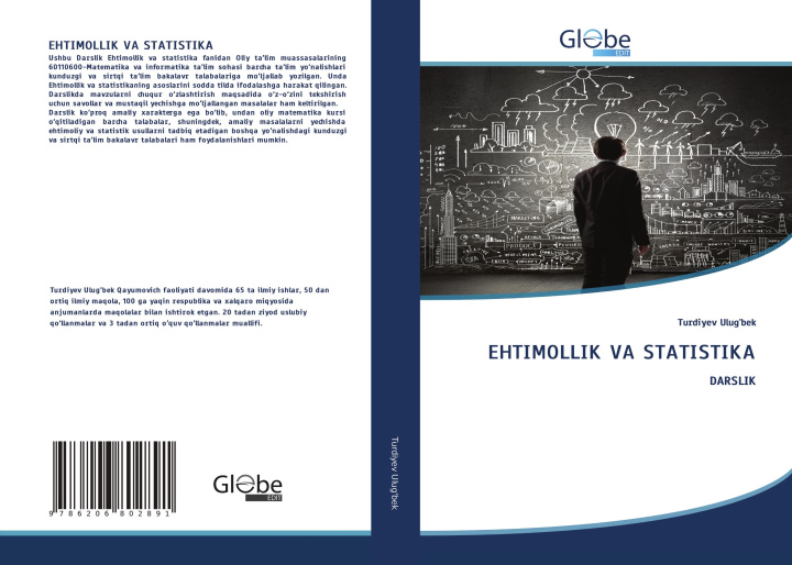 Kniha EHTIMOLLIK VA STATISTIKA Turdiyev Ulug'bek