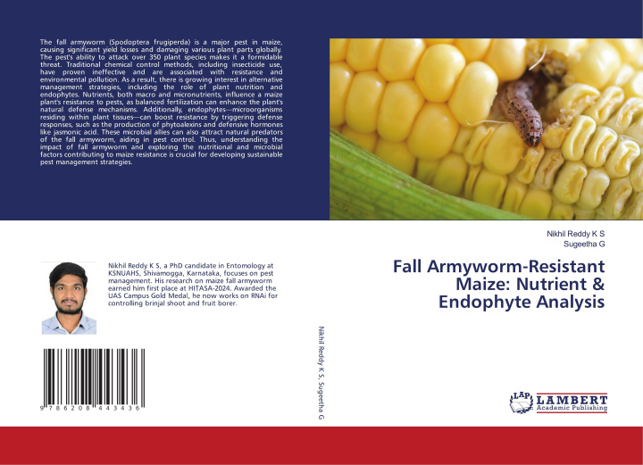 Kniha Fall Armyworm-Resistant Maize: Nutrient & Endophyte Analysis Sugeetha G