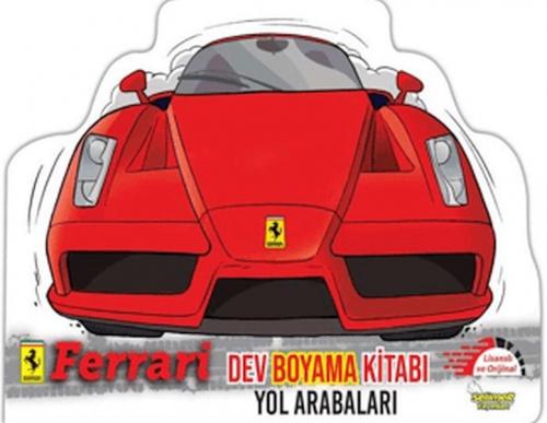 Kniha Ferrari Dev Boyama Yol Arabalari 