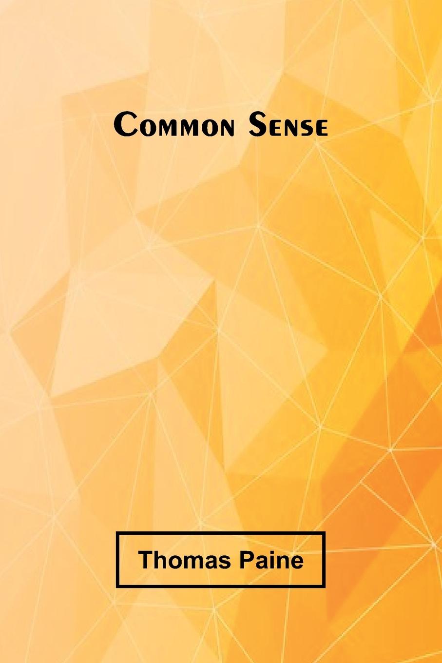 Kniha Common Sense Thomas Paine