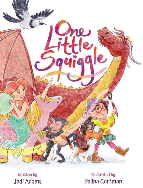Kniha One Little Squiggle Polina Gortman