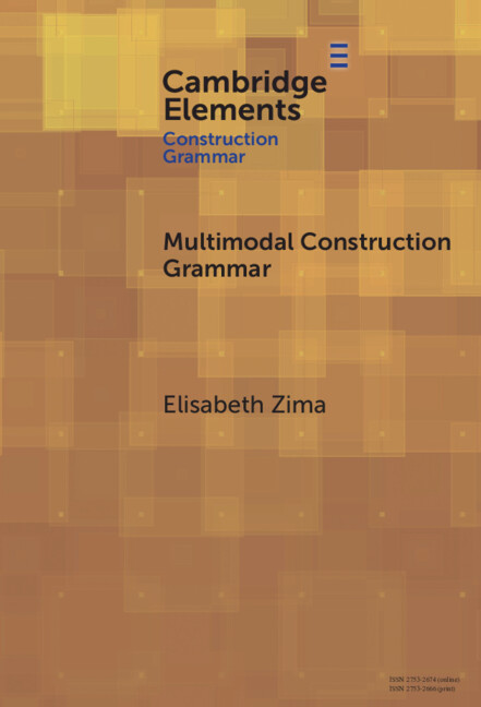 Kniha Multimodal Construction Grammar Elisabeth Zima