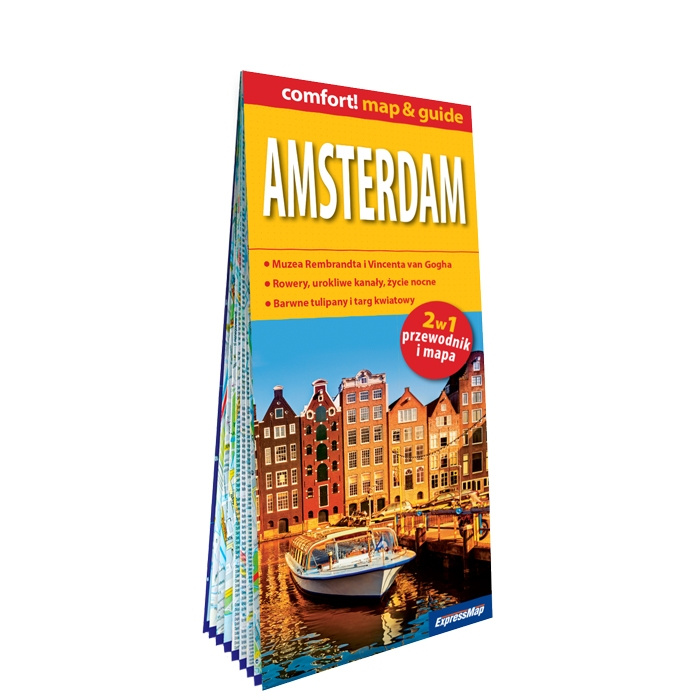 Materiale tipărite Amsterdam map&guide PL laminat 2024 Opracowanie zbiorowe