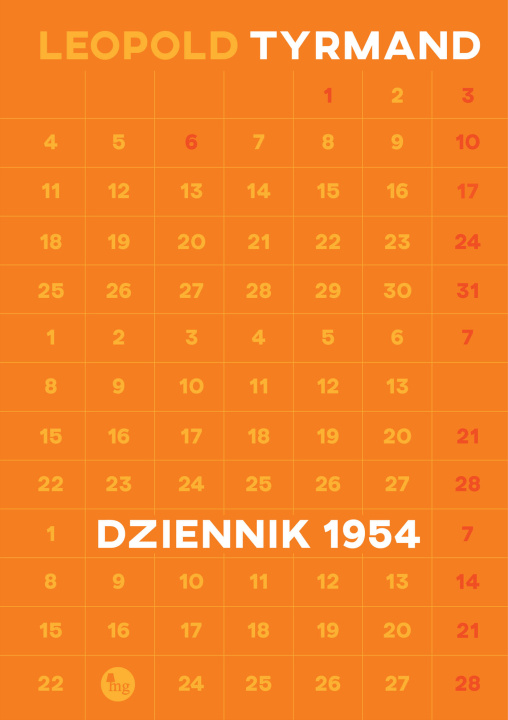 Kniha Dziennik 1954 Tyrmand Leopold