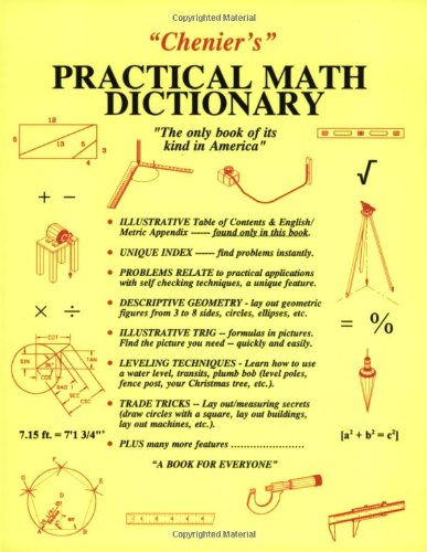 Kniha Chenier's Practical Math Dictionary Norman J. Chenier