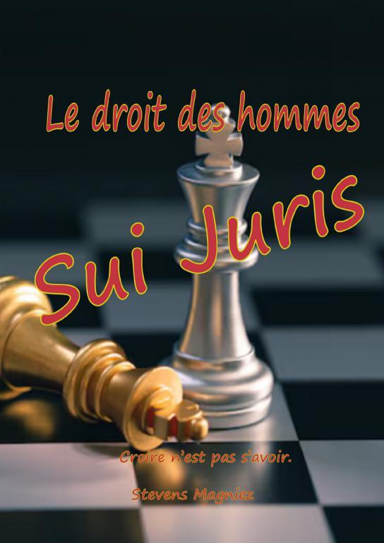 Kniha Le droit des hommes Sui Juris Magniez