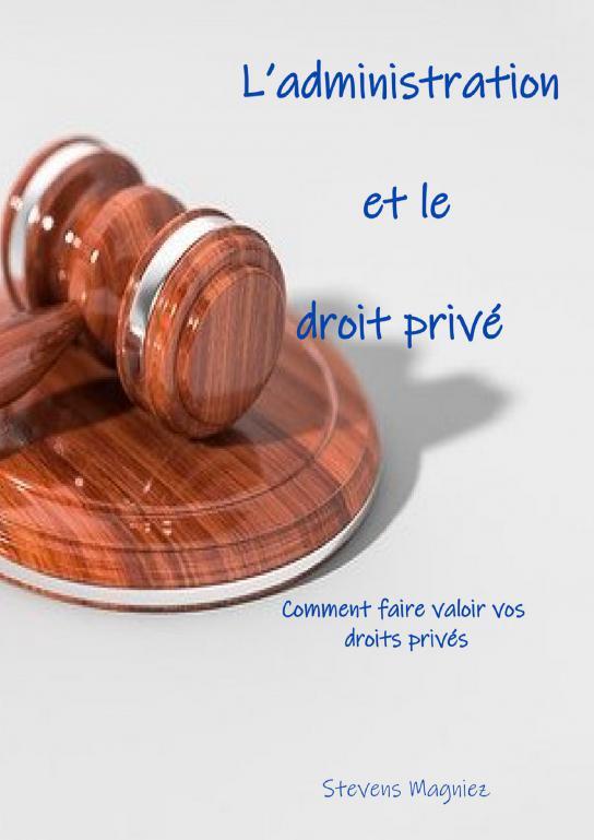 Książka L?administration et le droit privé Magniez