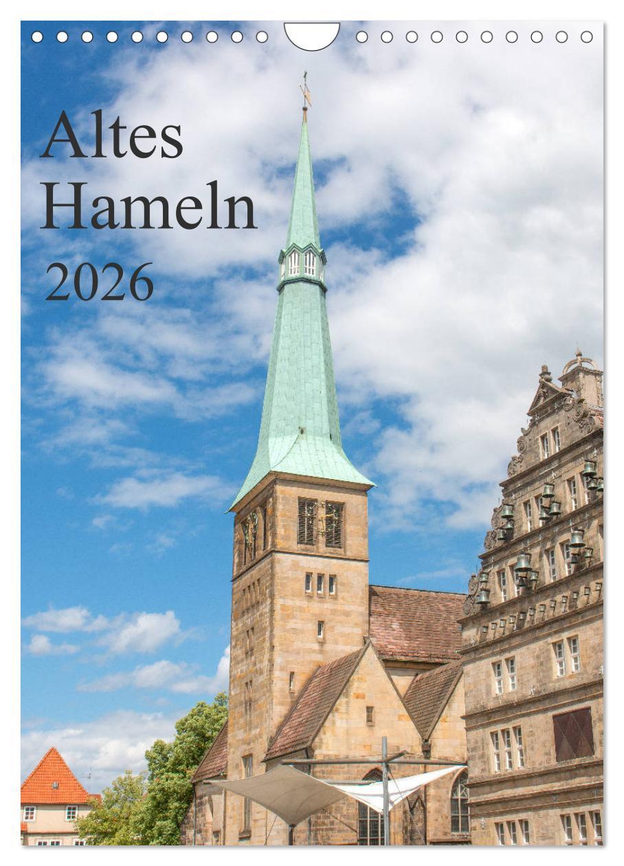 Kalendár/Diár Altes Hameln (Wandkalender 2026 DIN A4 hoch), CALVENDO Monatskalender Calvendo