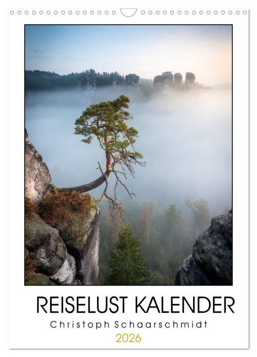 Kalendář/Diář Reiselust Kalender (Wandkalender 2026 DIN A3 hoch), CALVENDO Monatskalender Calvendo