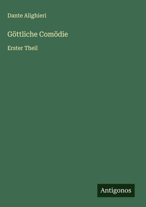 Kniha Göttliche Comödie 