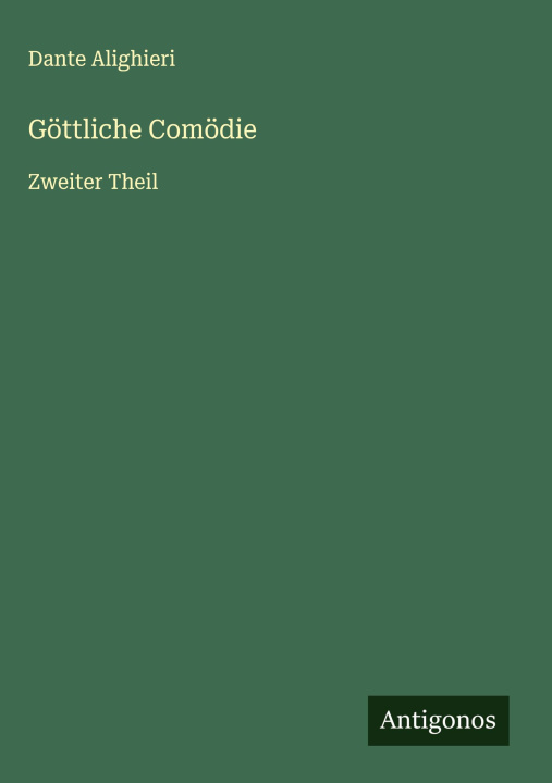 Kniha Göttliche Comödie 