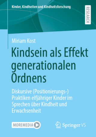 Kniha Kindsein als Effekt generationalen Ordnens Kost