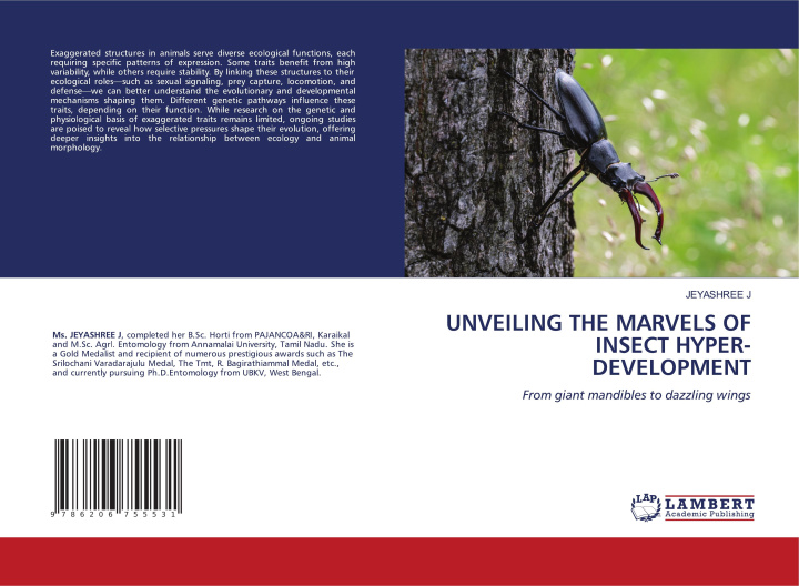 Kniha UNVEILING THE MARVELS OF INSECT HYPER-DEVELOPMENT JEYASHREE J