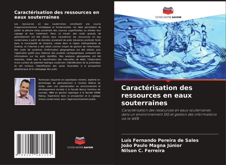 Kniha Caractérisation des ressources en eaux souterraines Jo?o Paulo Magna Júnior