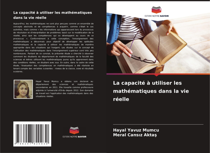 Kniha La capacité ? utiliser les mathématiques dans la vie réelle Meral Cans?z Akta?