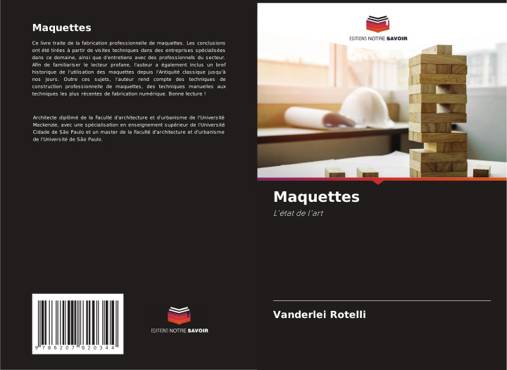 Kniha Maquettes Vanderlei Rotelli