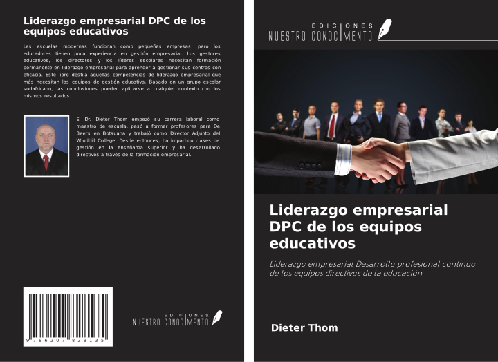 Knjiga Liderazgo empresarial DPC de los equipos educativos 