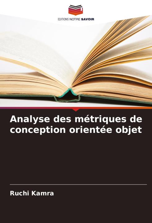 Kniha Analyse des métriques de conception orientée objet Ruchi Kamra