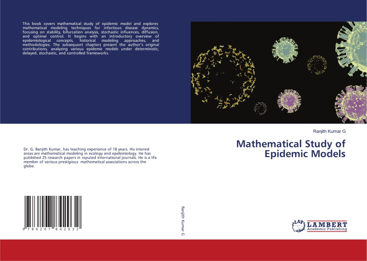 Kniha Mathematical Study of Epidemic Models Ranjith Kumar G