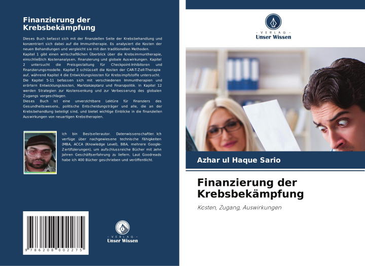 Kniha Finanzierung der Krebsbekämpfung Azhar ul Haque Sario