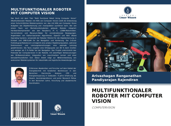 Kniha MULTIFUNKTIONALER ROBOTER MIT COMPUTER VISION Pandiyarajan Rajendiran
