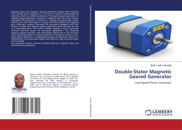 Kniha Double-Stator Magnetic Geared Generator Shehu Salihu Mustafa