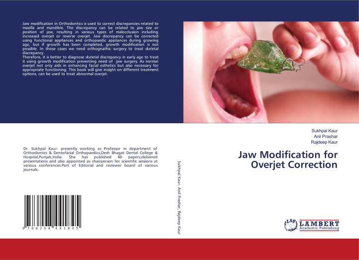 Kniha Jaw Modification for Overjet Correction Anil Prashar