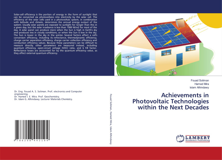 Buch Achievements in Photovoltaic Technologies within the Next Decades Hamed Mira