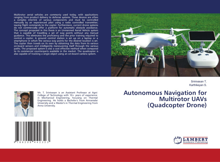 Kniha Autonomous Navigation for Multirotor UAVs (Quadcopter Drone) Karthikeyan S.