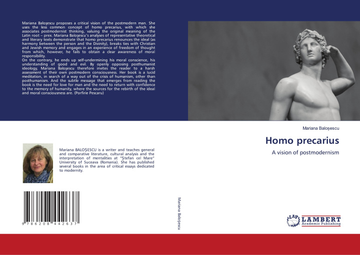 Kniha Homo precarius Mariana Balosescu