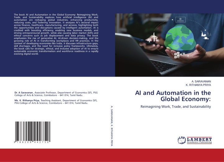 Kniha AI and Automation in the Global Economy: K. Rithanya Priya