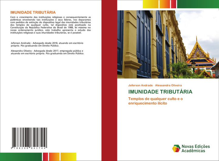 Kniha IMUNIDADE TRIBUTÁRIA Alessandra Oliveira