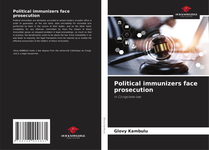 Kniha Political immunizers face prosecution Glovy KAMBULU