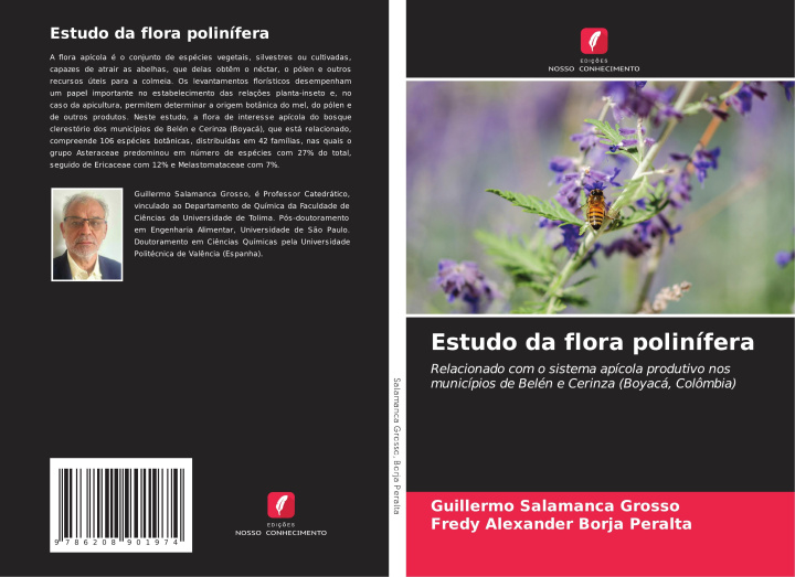 Knjiga Estudo da flora polinífera Fredy Alexander Borja Peralta