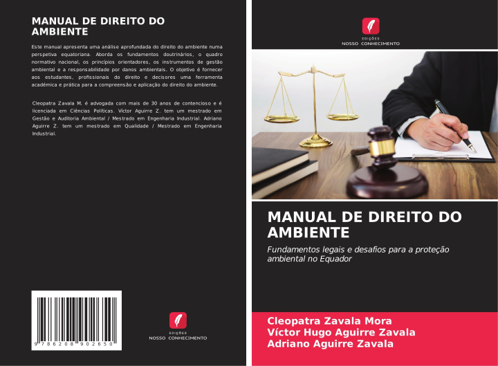Kniha MANUAL DE DIREITO DO AMBIENTE Victor Hugo Aguirre Zavala