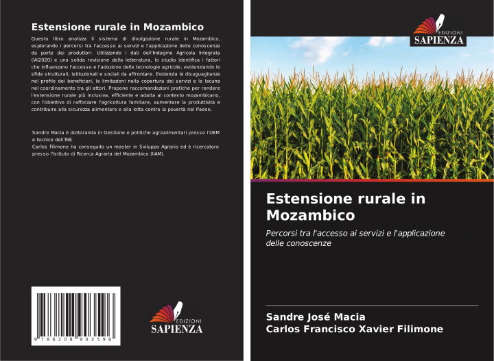 Kniha Estensione rurale in Mozambico Carlos Francisco Xavier Filimone