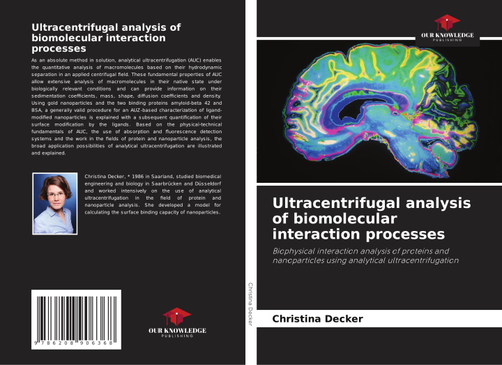 Libro Ultracentrifugal analysis of biomolecular interaction processes Christina Decker