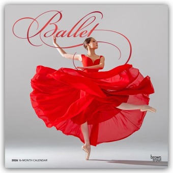 Kalendár/Diár Ballet - Ballett 2026 - 16-Monatskalender BrownTrout Publishers Inc