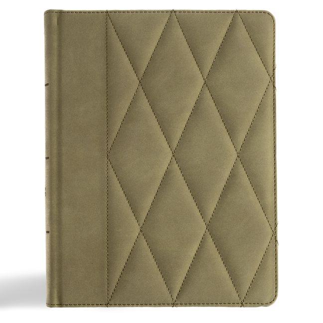 Knjiga CSB Notetaking Bible, Large Print Edition, Sage Suedesoft Leathertouch 