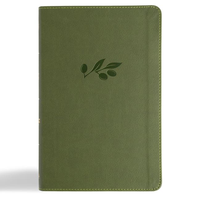 Книга CSB Thinline Bible, Anglicised Edition, Olive Leathertouch 